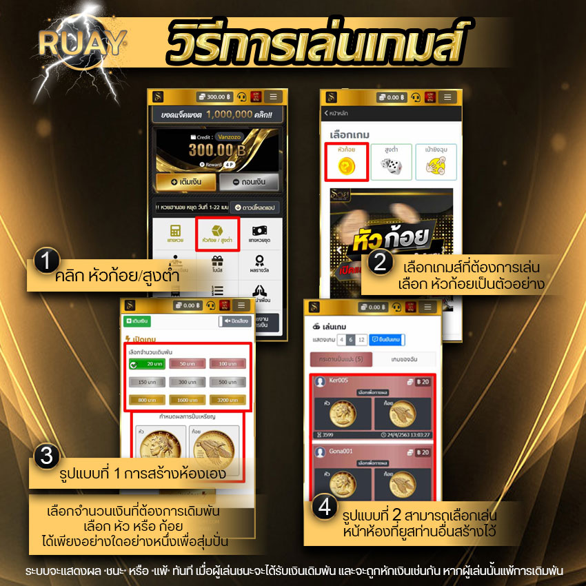 วิธีการเข้าเดิมพัน เกมได้เงินจริง